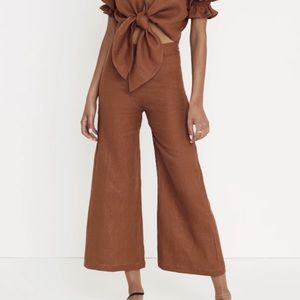 FAITHFUL THE BRAND Wide leg linen pants